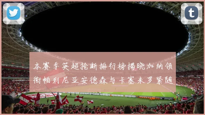 本赛季英超抢断排行榜揭晓加纳领衔帕利尼亚安德森与卡塞米罗紧随其后
